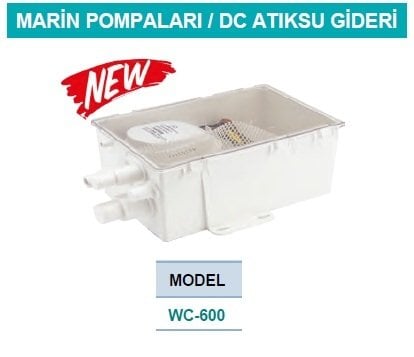 MOMENTUM WC-600 -12V/24V - MARİN POMPALARI / ATIKSU GİDERİ
