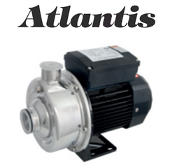 Atlantis Blu ACF 050T/316 0.5hp 380v Komple Paslanmaz Açık Fanlı Santrifüj Pompa
