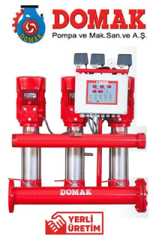 Domak 225-6 TÜ 15hp 380v Üç Pompalı Paket Hidrofor