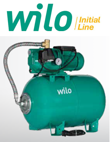Wilo Initial Aqua SPG  50-3.45 1hp 220v 50Lt Tanklı Döküm Jet Paket Hidrofor