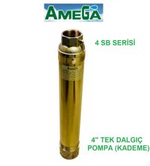 Amega 4 SB 6/08  1Hp  4'' Noril Fanlı Derin Kuyu Çıplak Tek Dalgıç Pompa (Pompa Kademe)