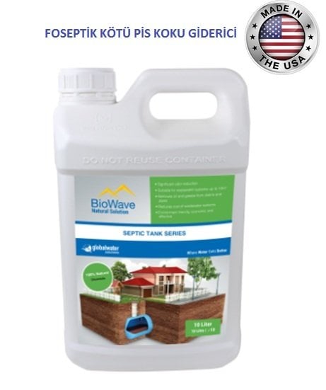 BioWave  BR-0-301 ---10 Litre Foseptik Pis ve Kötü Koku Giderici Sıvı Bakteri