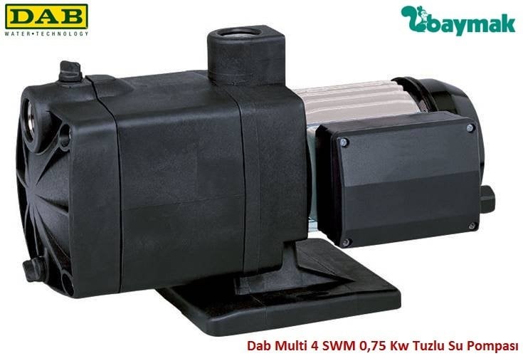 Dab MULTI 4 SW M 0.75kW 220V Yatay Çok Kademeli Tuzlu Su Pompası - 4 Kademeli