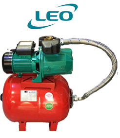 Leo Ajm 110 1.5hp 220v 50lt Tanklı Döküm Gövdeli Jet Paket Hidrofor