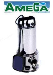 Amega İntox 900 900w 220v Paslanmaz Açık Fanlı Dalgıç Pompa