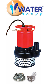 Water Sound NTZ 43.7 5hp 380v 4'' Çıkışlı Endüstriyel Karıştırıcılı Çamur Dalgıç Pompası