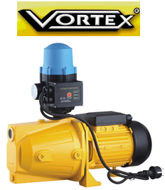 Vortex Jet 80 P 0.8Hp 220v Hidromatlı Döküm Gövdeli Jet Pompalı Paket Hidrofor