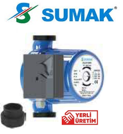 Sumak SSP3 25/8 220v 1 1/2'' Dişli Üç Hızlı Solar Sirkülasyon Pompası