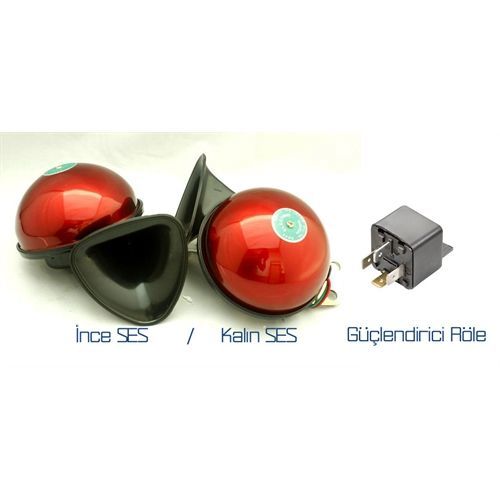 ModaCar Mitsuba Type Amerikan Çat Çat Korna 425736