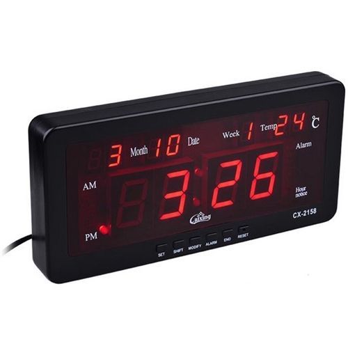 Watton Led Dijital Saat Tarih Alarm Sıcaklık Göstergesi 426946
