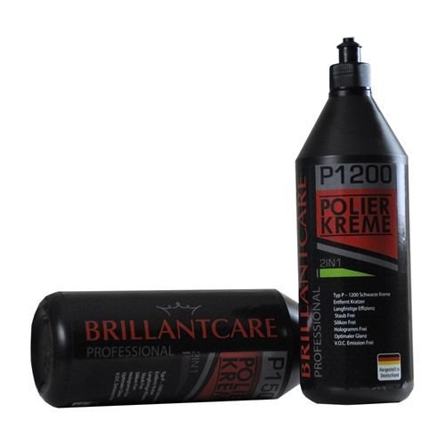 BrillantCare Profesyonel NanoTec 2 İN 1 P1200 Siyah Araçlara Kalın Pasta 423809