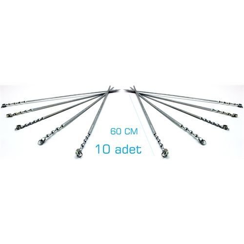 HomeCare AKT 60 Cm Barbekü Mangal Şişi 10 LU 422703
