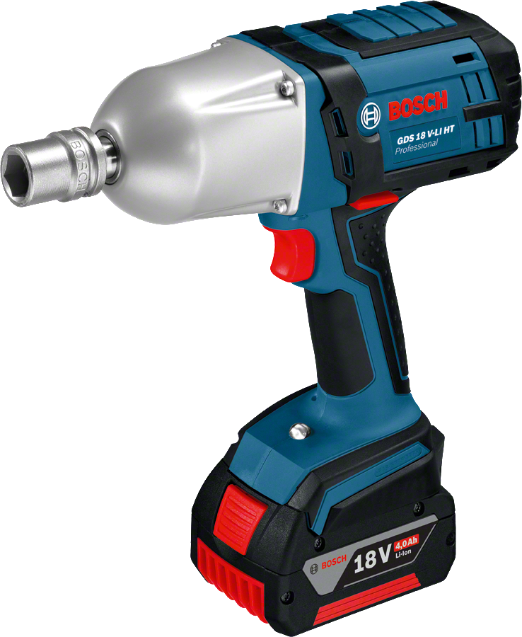 Bosch Professional GDS 18 V-LI HT 4 Ah Çift Akülü Darbeli Somun Sıkma - L-boxx Çantalı