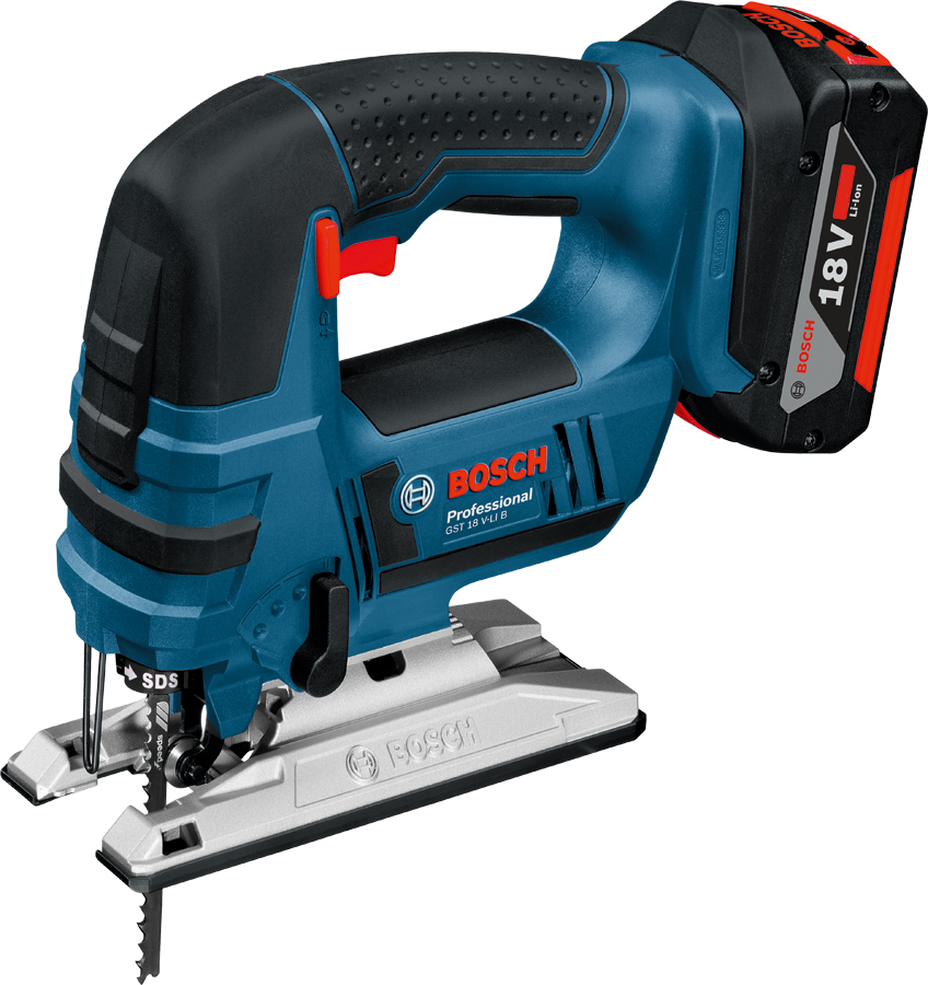 Bosch Professional GST 18 V-LI B 5,0 Ah Çift Akülü Dekupaj Testere - L-boxx Çantalı