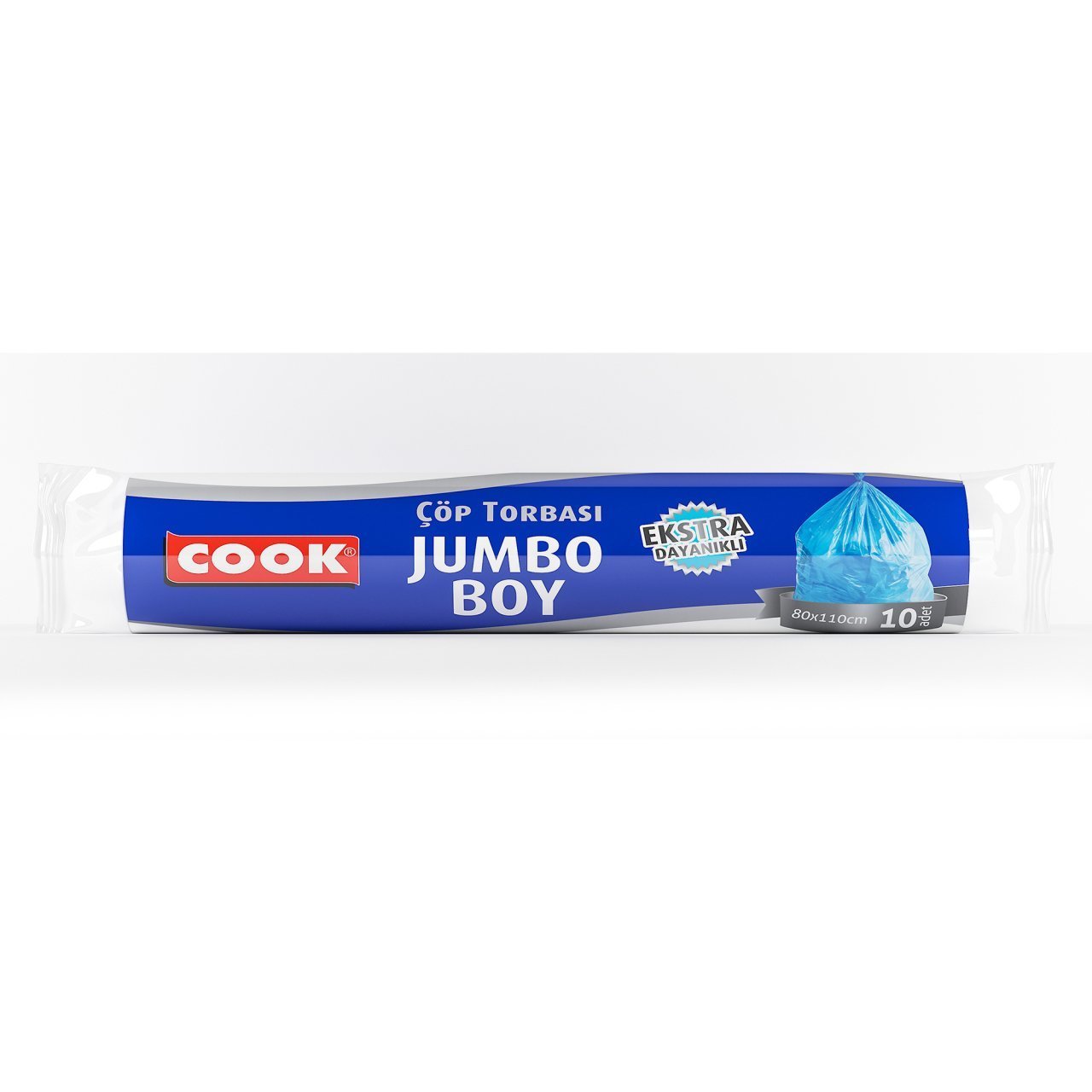 Cook Ekstra Kalın Çöp Torbası Jumbo Boy 80 x 110 cm 10 Adet
