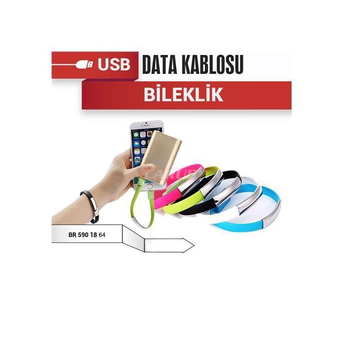 Carub Samsung Şarj Data Bileklik Kablosu