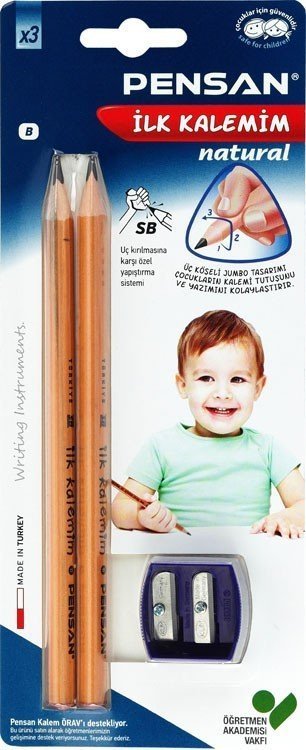 Pensan İlk Kalemim Naturel Kalem 2 Adet