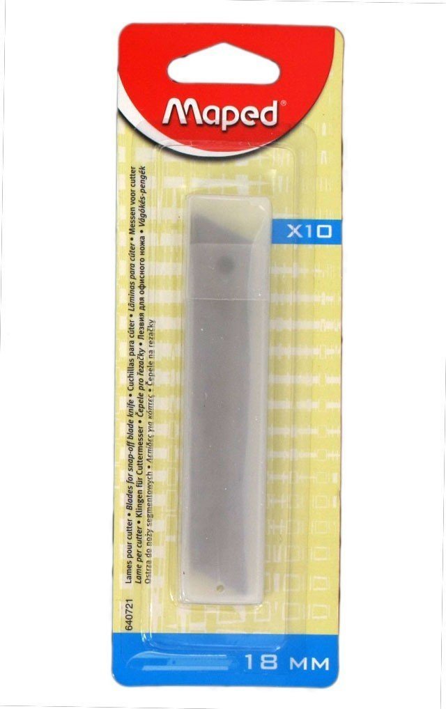 Maped 64072107 Maket Bıçağı Yedeği 18 mm 10 Adet