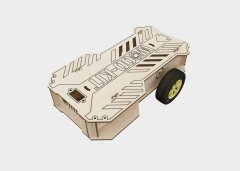 wood-Kit - 4 Modlu Robotik Araba Seti DIY Mucit Seti