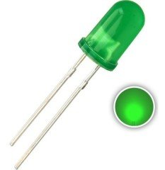 Led ışık, Yeşil, 5mm