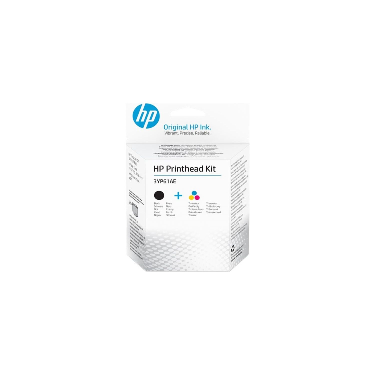 HP Printhead Kit Renkli+Siyah Baskı Kafası 3YP61AE