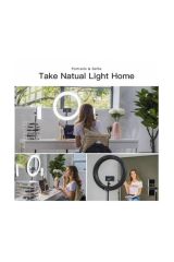 RING FILL LIGHT LED Selfie halka ışık 24W 5500K Tripod ile iphone akıllı telefon makyaj