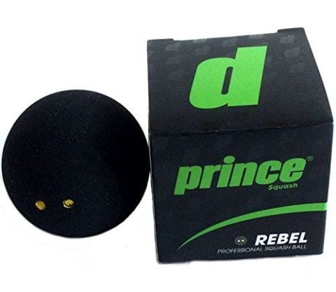Prince Rebel Tekli Çift Sarı Noktalı Squash Topu