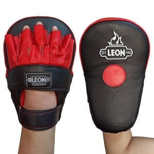 Leon Energy Hakiki Deri Kick Boks ve Muay Thai El Lapası Kırmızı