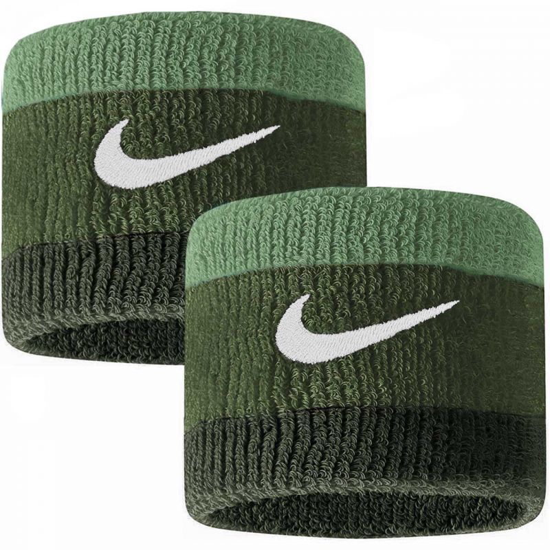 Nike Swoosh Wristbands 2li Havlu El Bilekliği Nefti Yeşil