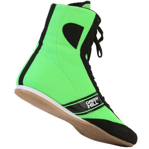 Green Hill Profesyonel Boks Ayakkabısı Fosforlu Yeşil