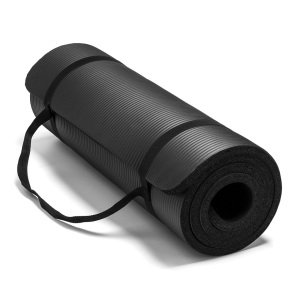 Delta Egzersiz, Yoga ve Pilates Minderi 1 cm. Siyah Renk