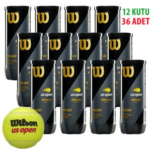 12 Kutu Wilson Us Open tenis Topu Vakum Ambalajda WRT106200