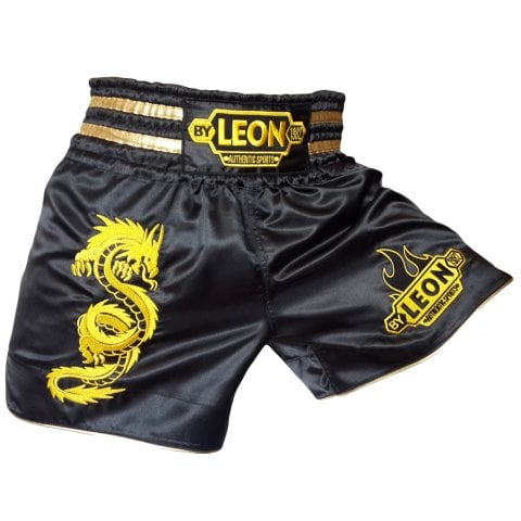 Leon Dragon Muay Thai ve Kick Boks Şortu Siyah