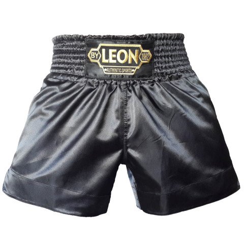 Leon Ground Kick Boks ve Muay Thai Şortu Siyah