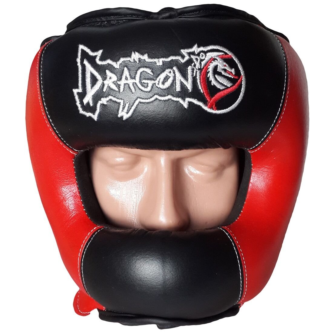 Dragon Çelik Korumalı Deri Muay Thai ve Kick Boks Kaskı