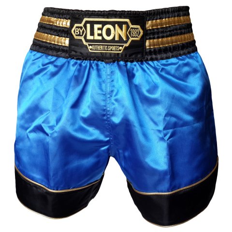 Leon Gold Star Muay Thai Kick Boks Şortu Mavi
