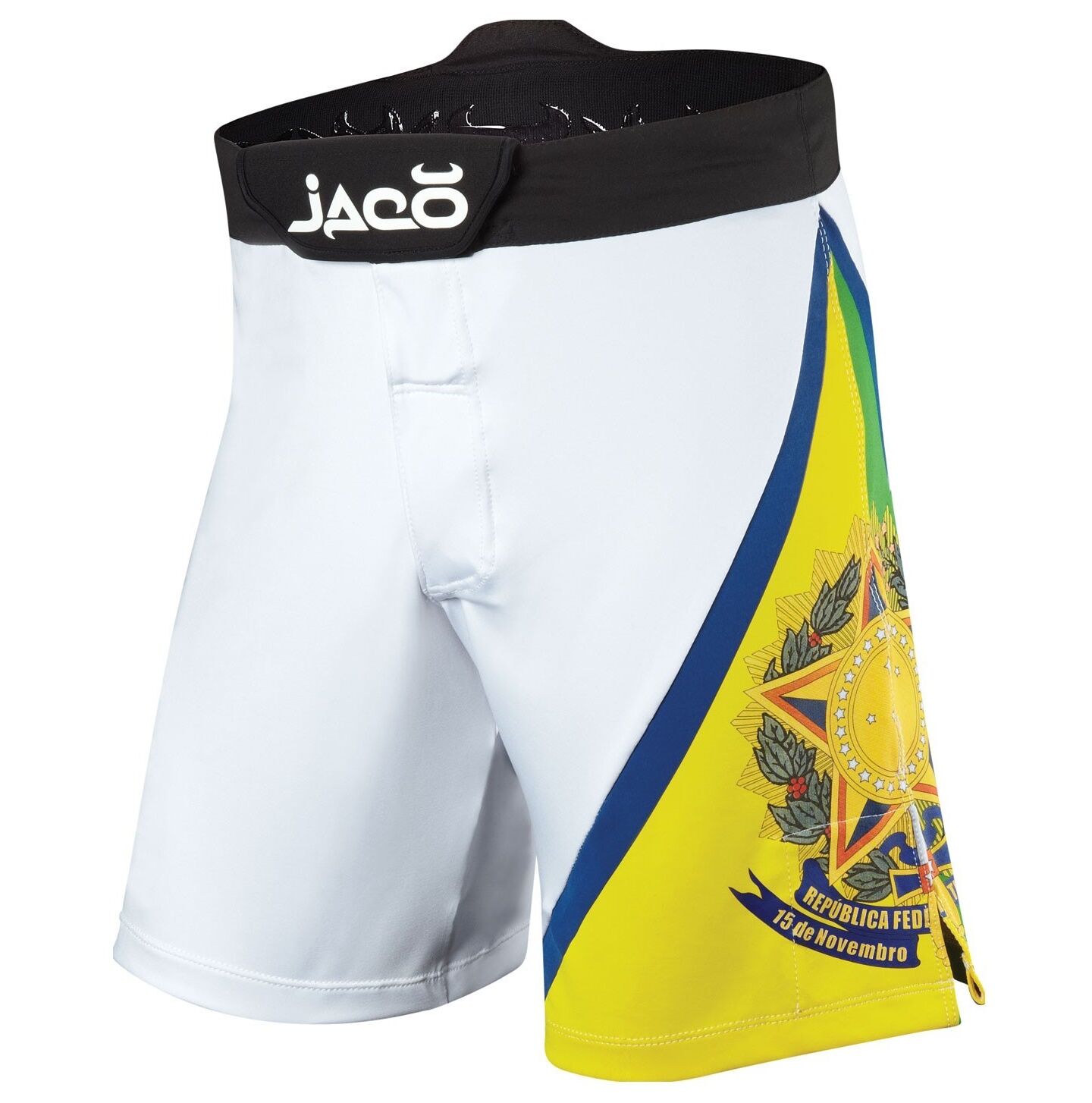 Jaco Resurgence Brasil Fight Shorts MMA Şortu Beyaz Brezilya