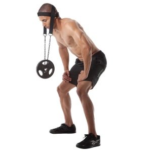 Leon Classic Egzersiz Ağırlık Çalışma Fitness Baş Boyun Kayışı Siyah Beyaz