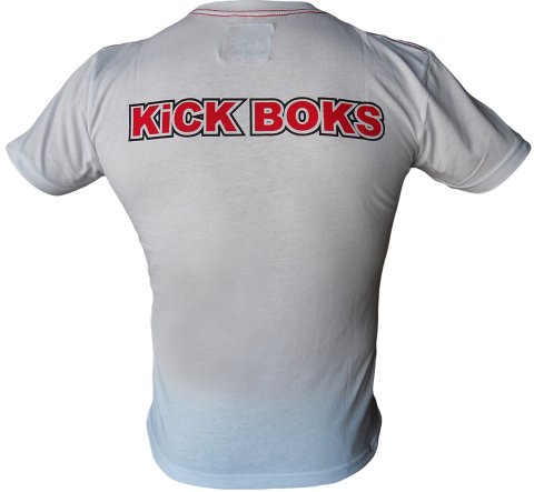 Dragon Kick Boks Tişörtü Beyaz Ekonomik Tişört