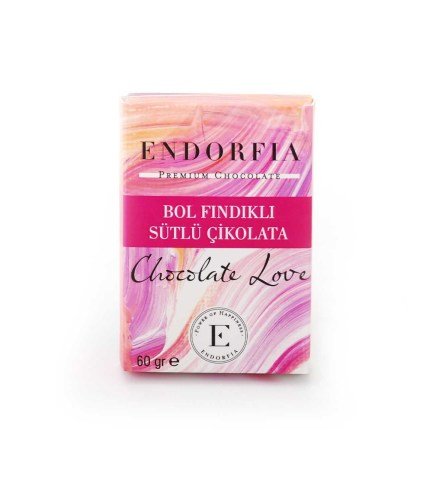 Endorfia Bol Fındıklı Sütlü Tablet Çikolata 60gr