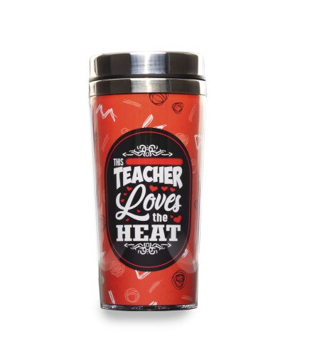 Öğretmenler Günü Hediyesi Termos Fıstıklı Kalp Çikolata Hediye Kutusu