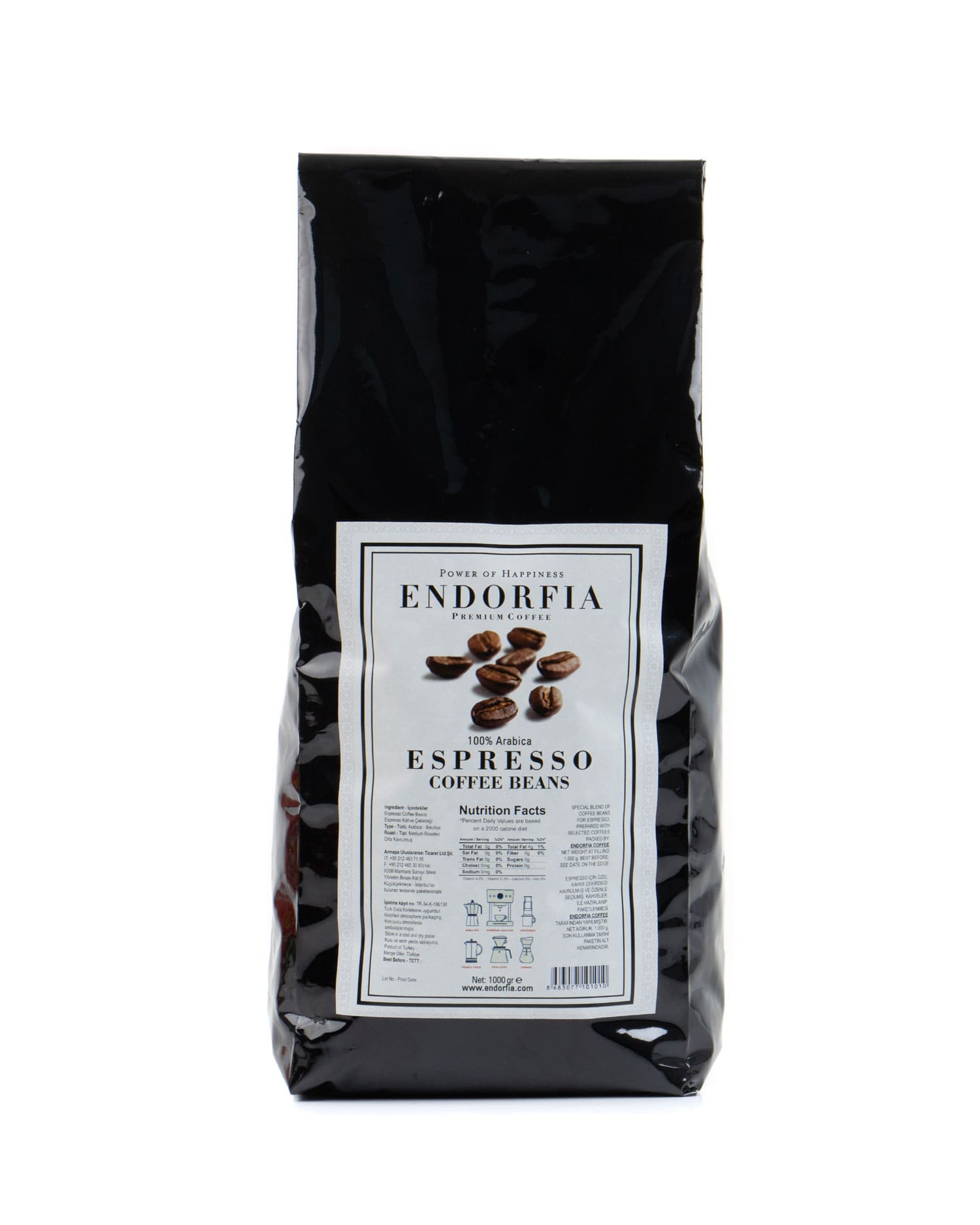 Espresso Çekirdek Kahve – 1 Kg