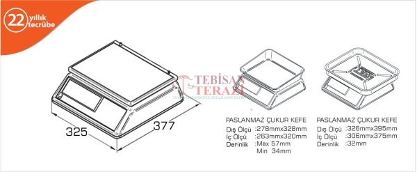 NS 6 KG X 0,2 GR SAYICI TERAZİSİ