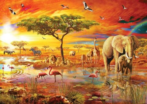 Art Puzzle Afrika Safari 3000 Parça Puzzle