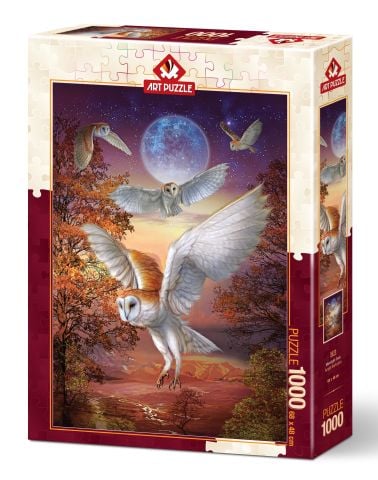 Art Puzzle Ayışığı Baykuşları 1000 Parça Puzzle