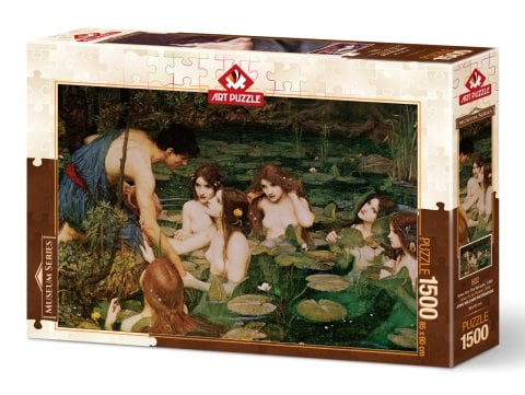 Art Puzzle Hylas ve Su Perileri,1896 1500 Parça Puzzle