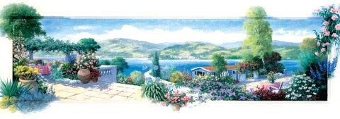 Art Puzzle Bahçe Teras 1000 Parça Panorama Puzzle