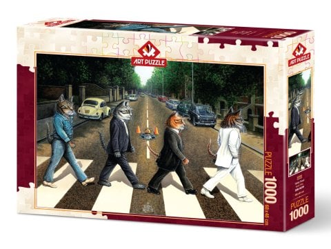 Art Puzzle Kedi Yolu 1000 Parça Puzzle