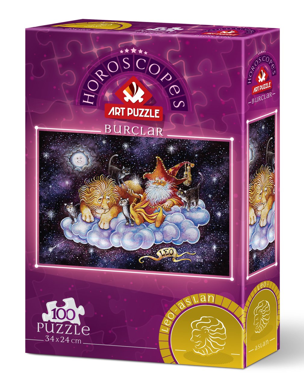 Art Puzzle Aslan Burcu 100 Parça Puzzle