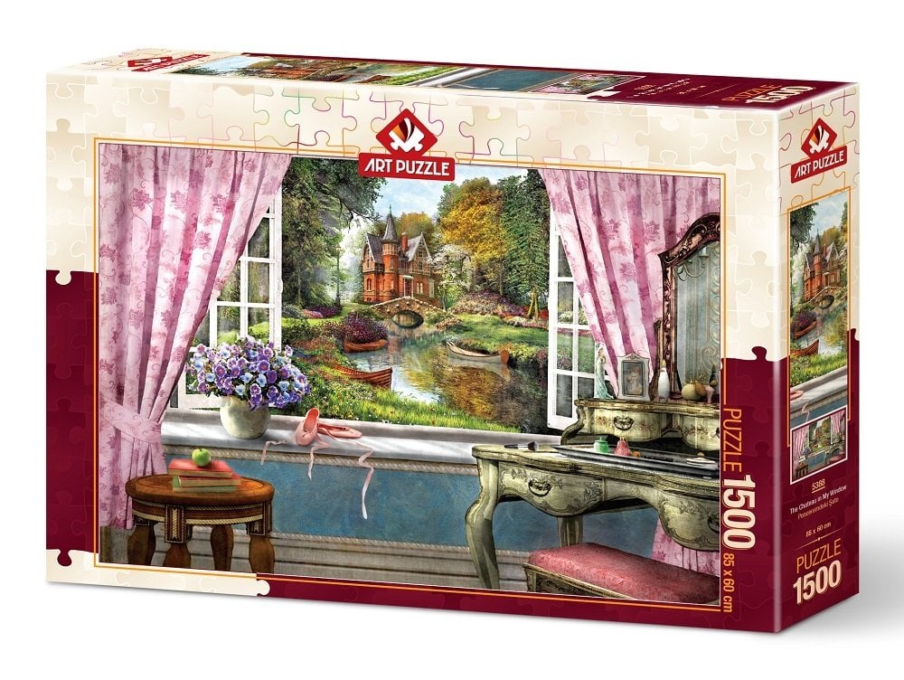 Art Puzzle Penceremdeki Şato 1500 Parça Puzzle